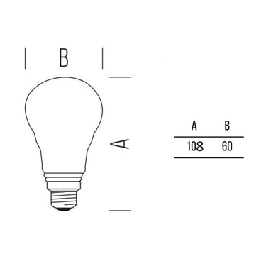 Goccia FULL-LIGHT 1521lm 11,0W E27 WW DIM